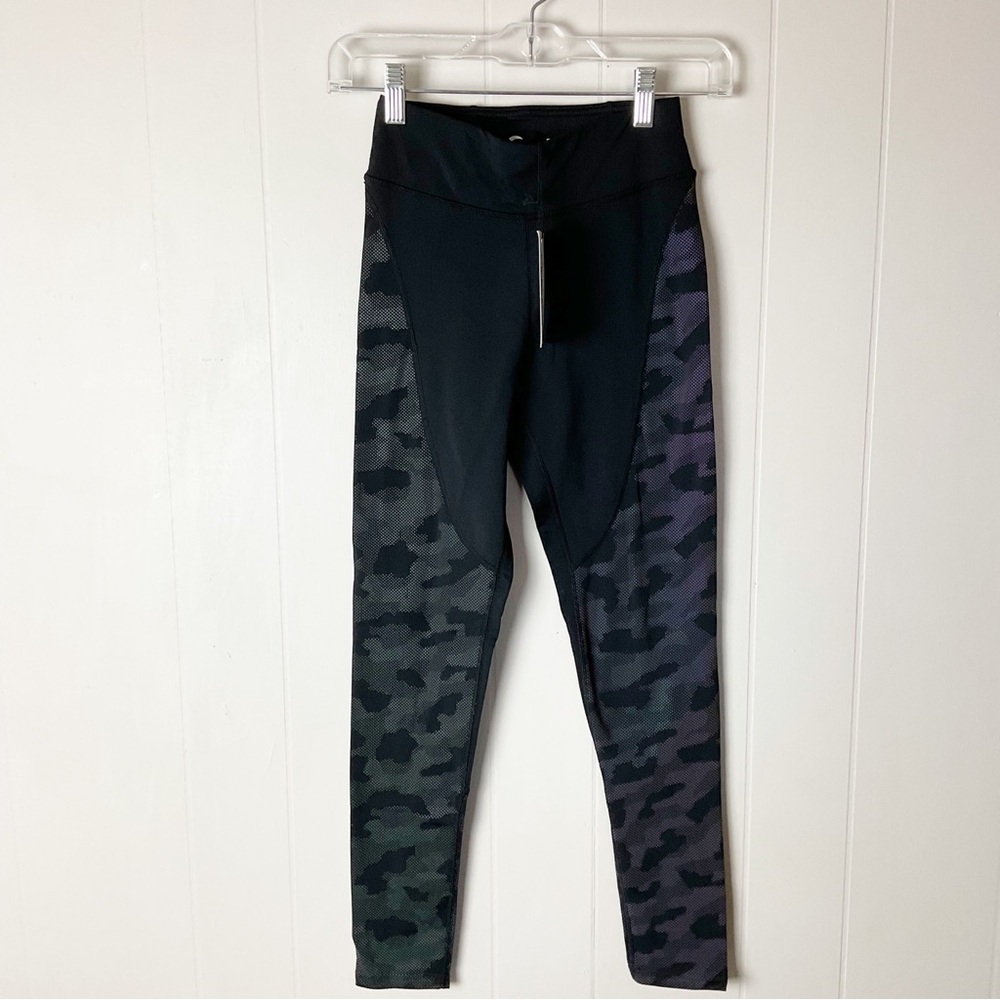 Zyia Reflection Iridescent Legging New Size XS Black
